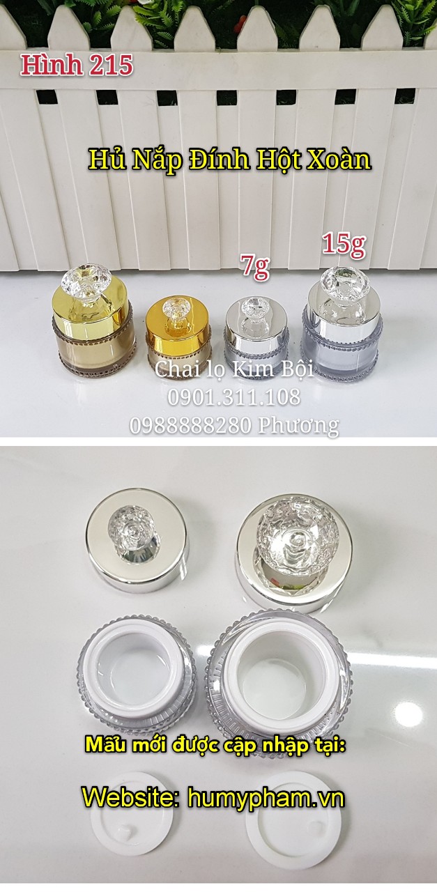 HỦ ĐỰNG KEM HỘT XOÀN