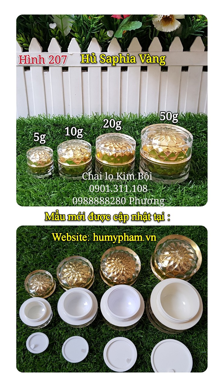 hủ face cao cấp saphia vàng