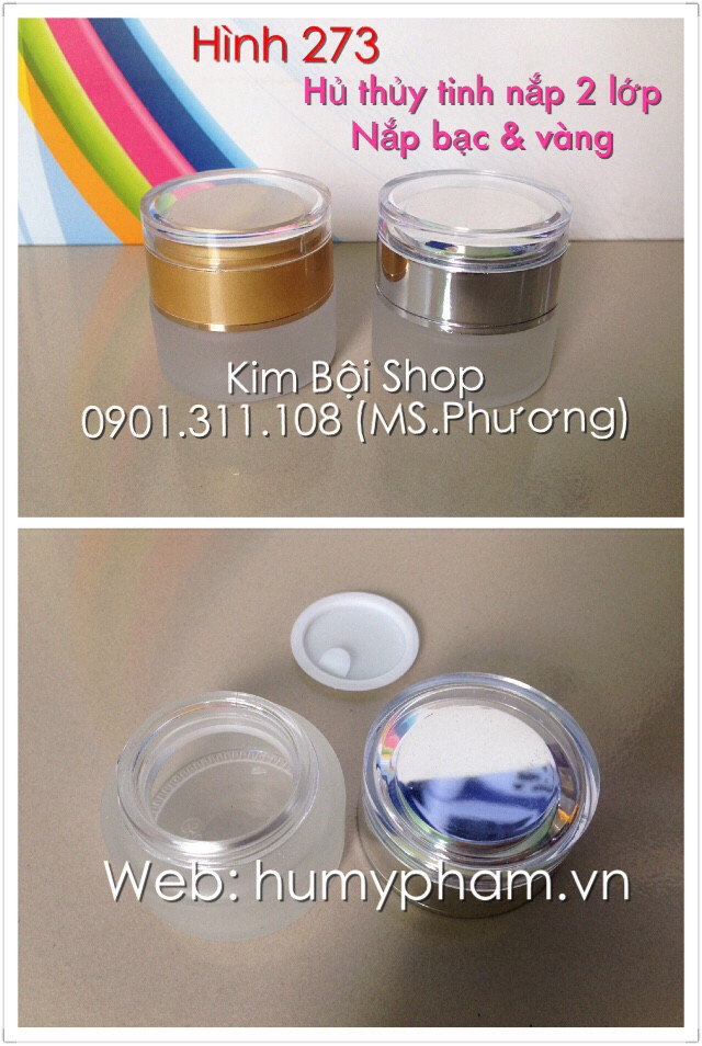 HỦ THỦY TINH NẮP 2 LỚP