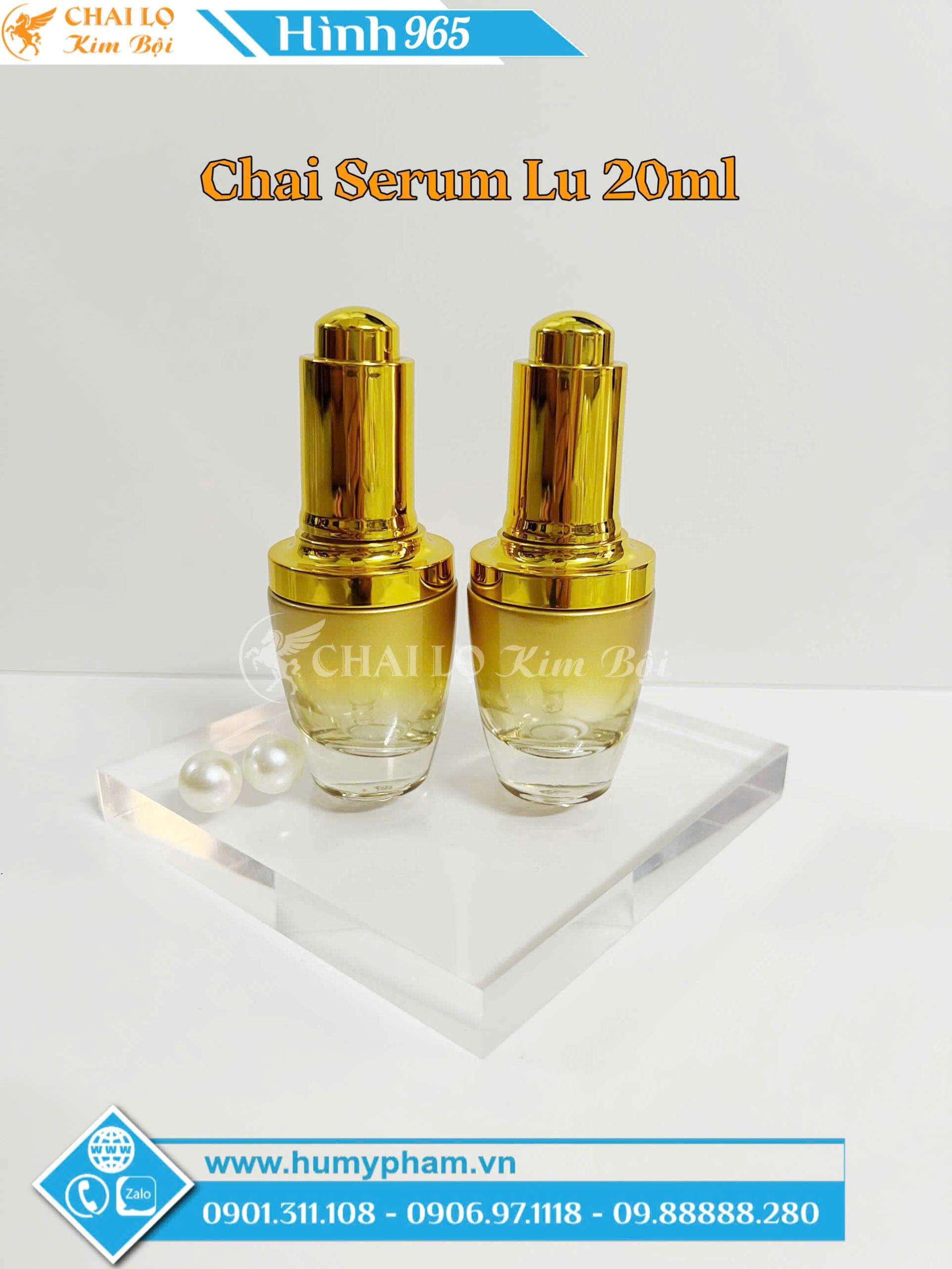 chai serum đựng mỹ phẩm 20ml