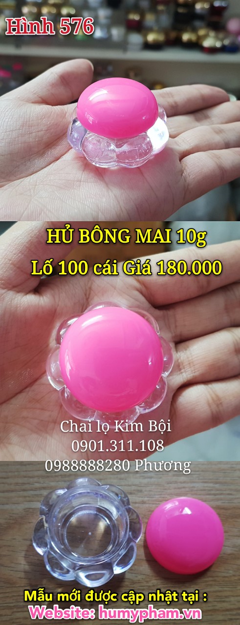 hủ đựng kem bông mai