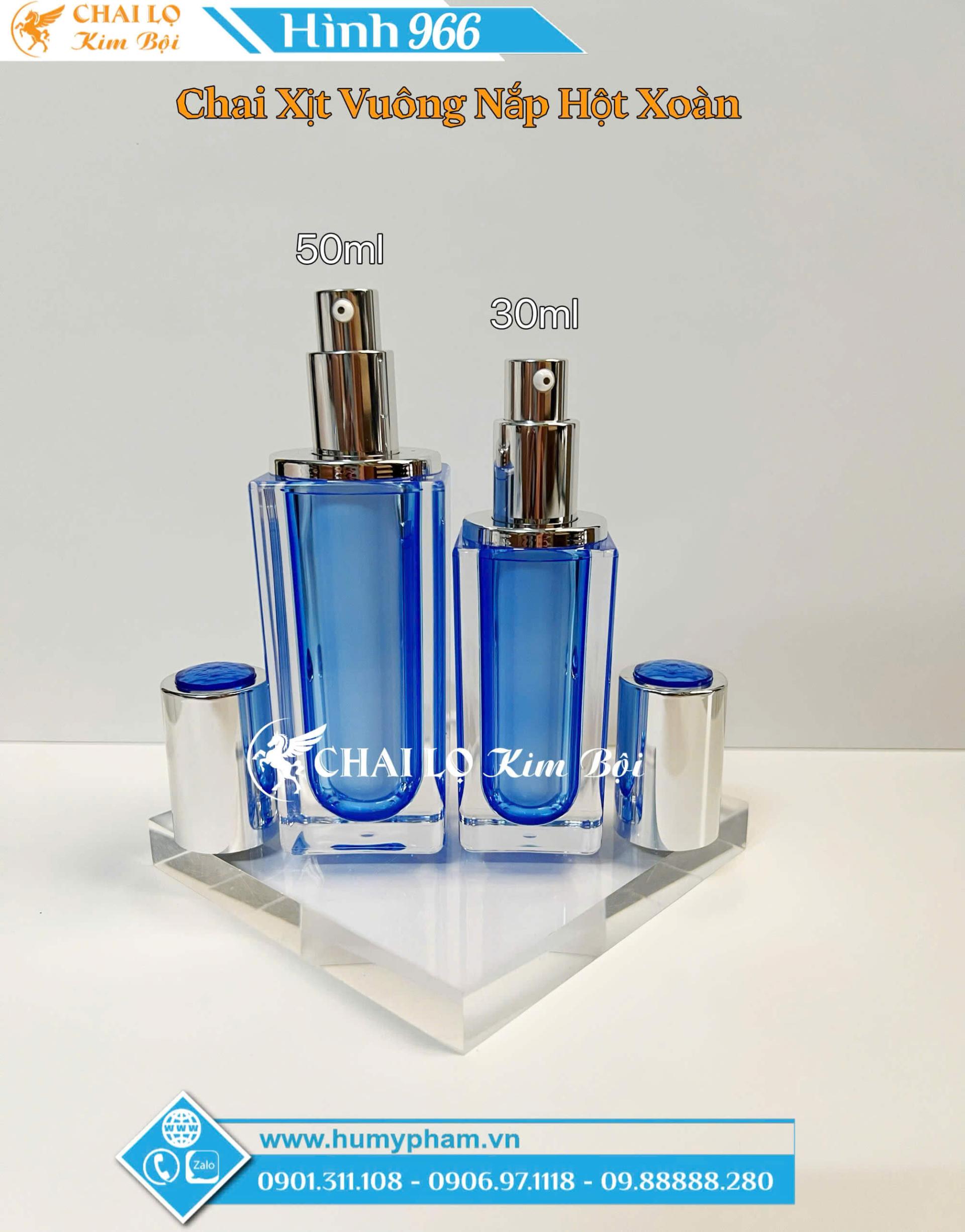 chai chiết kem dạng chai vòi xịt