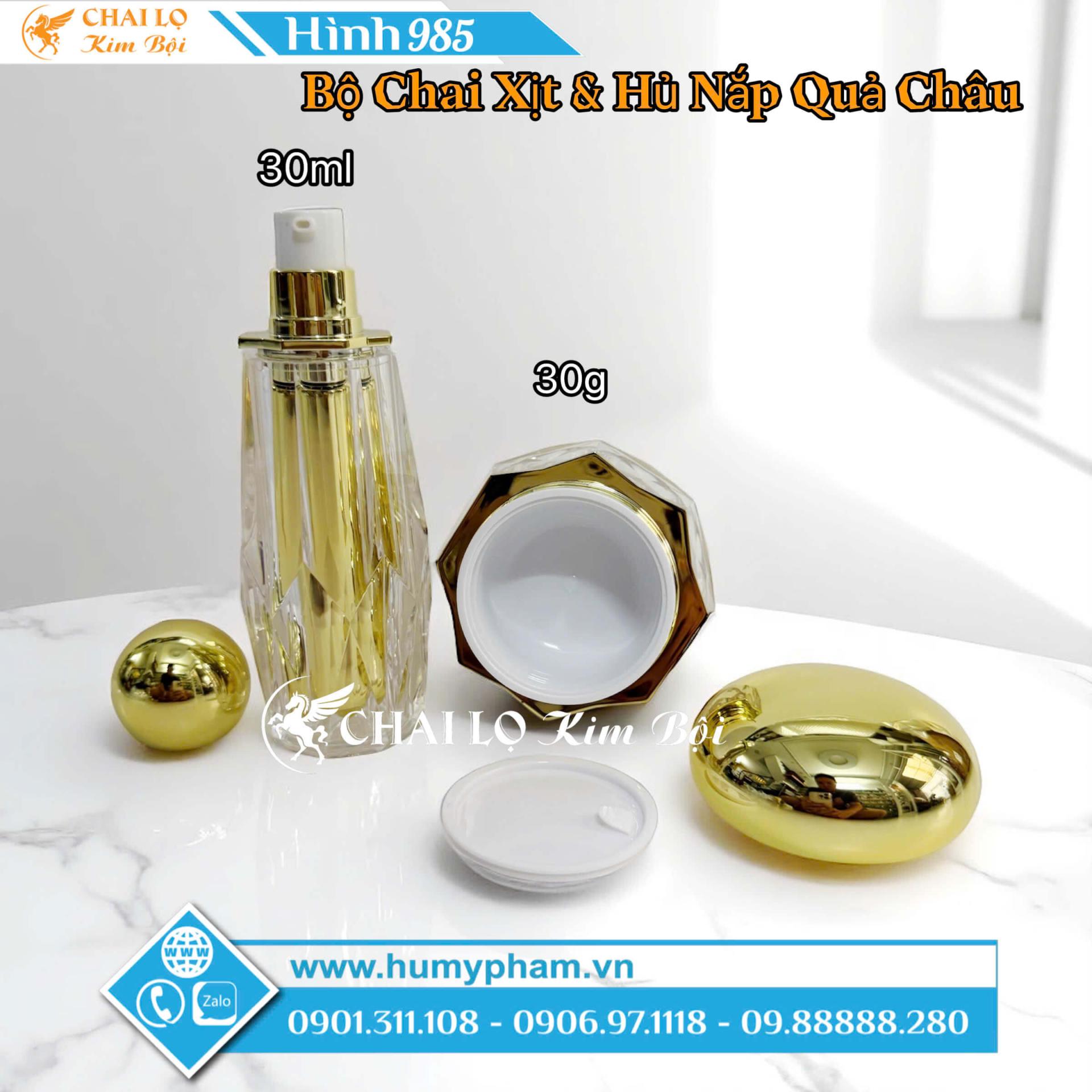 chai lọ mỹ phẩm cao cấp