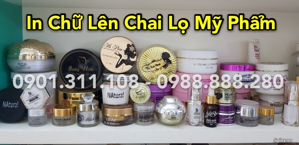 in ấn chai lọ hũ mỹ phẩm