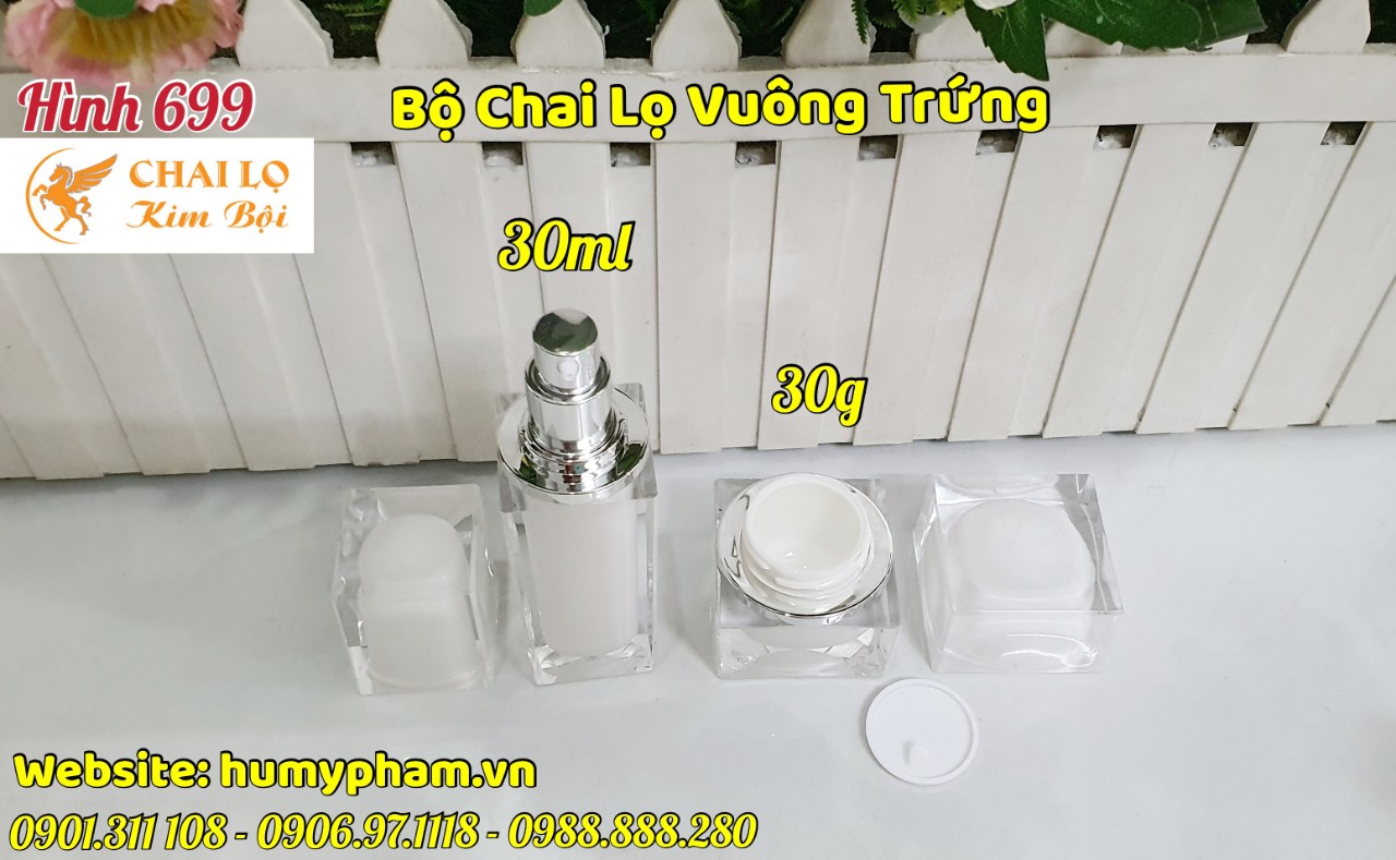 chai và hủ theo bộ