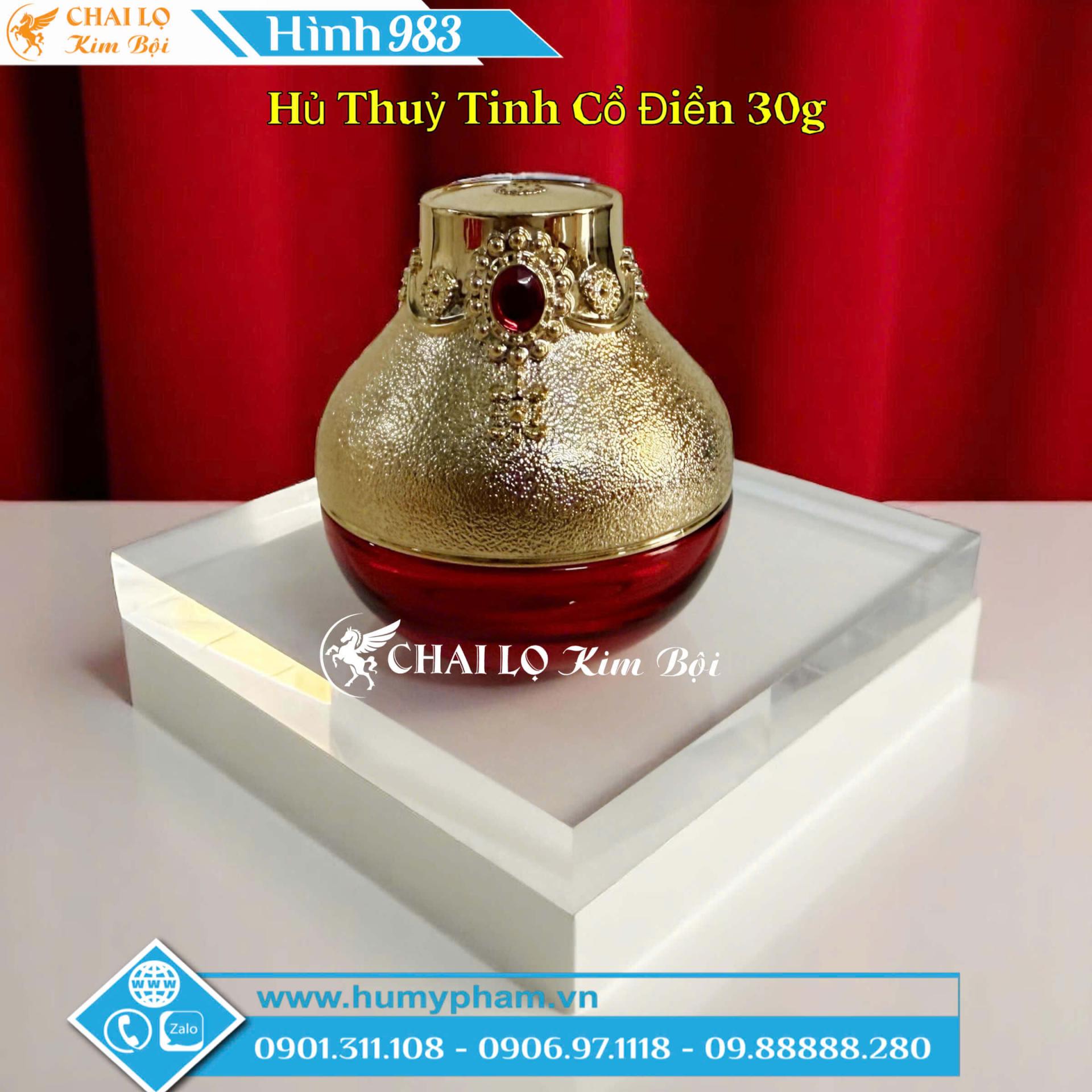 hủ thủy tinh cao cấp 30g
