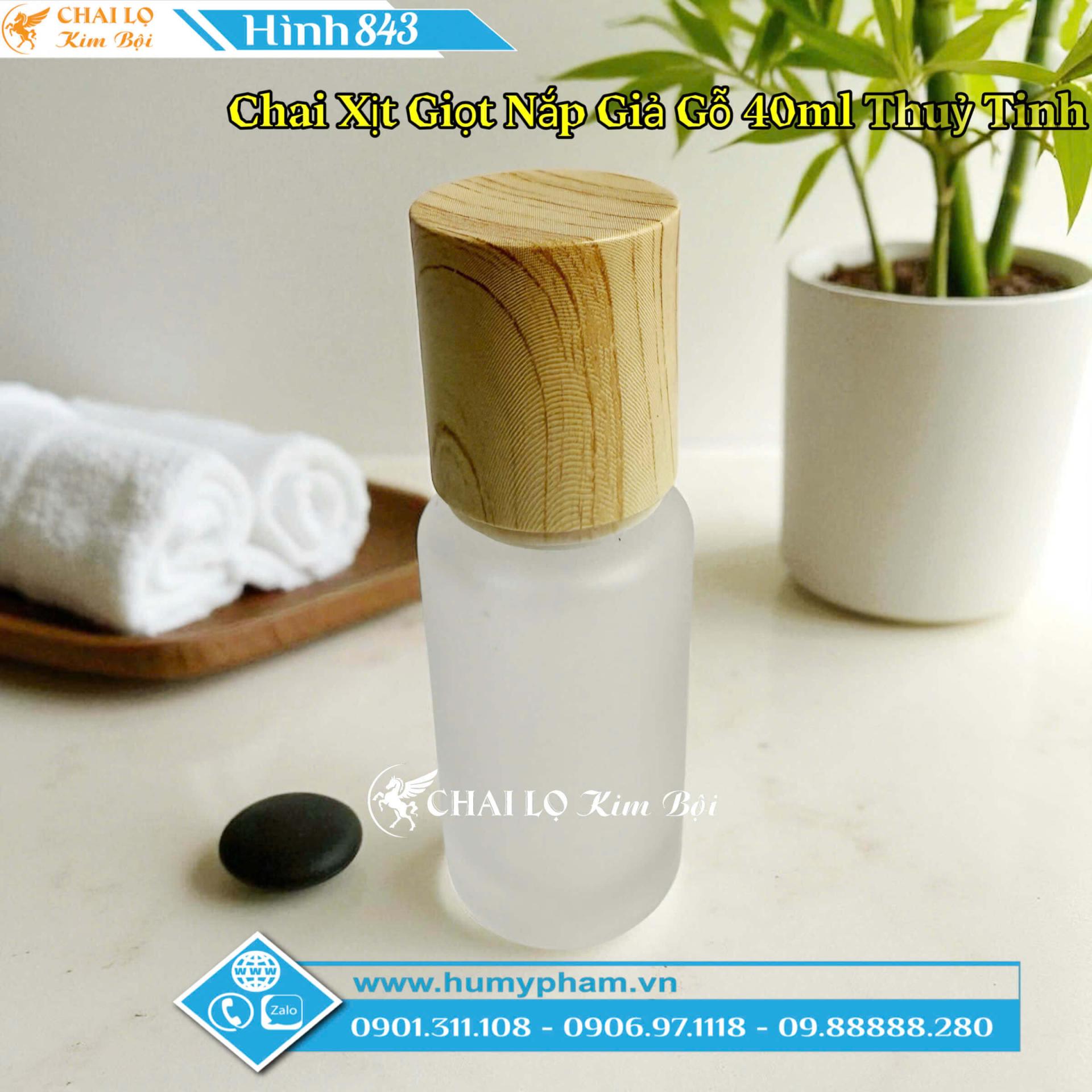 bộ chai lọ thủy tinh nắp gỗ