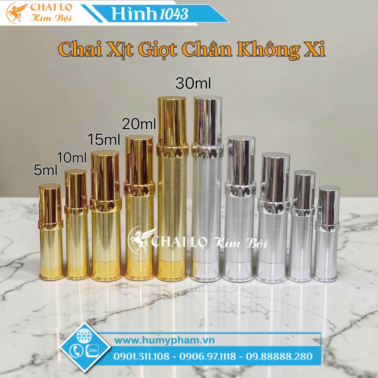  CHAI XỊT GIỌT CHÂN KHÔNG XI