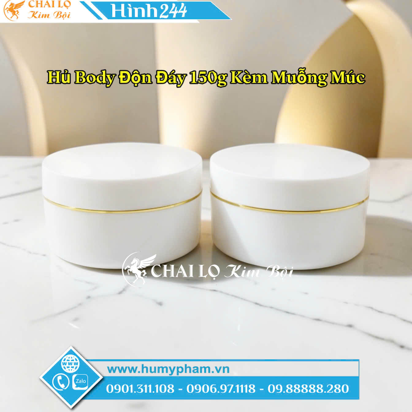 HỦ NHỰA ĐỘN ĐÁY K150g CÓ MUỖNG