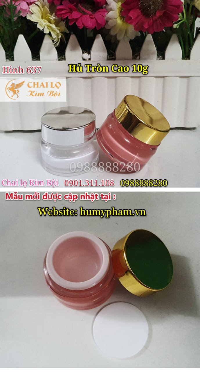 hủ tròn cao 10g