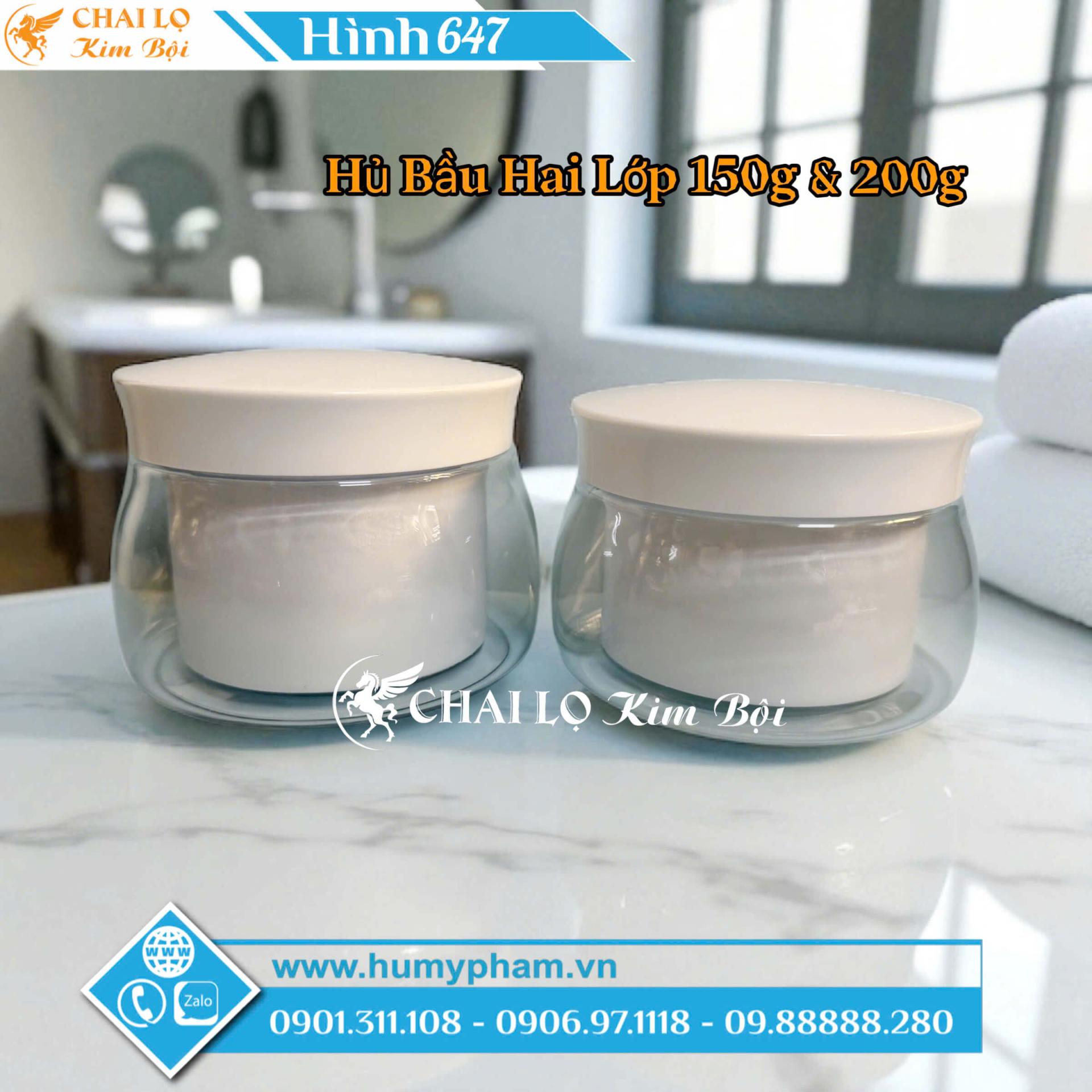 Hủ Hai Lớp Bầu 150g & 200g