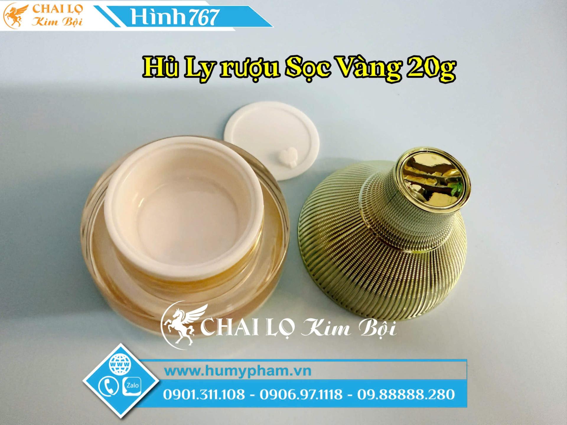 hủ kem 20g ly rượu
