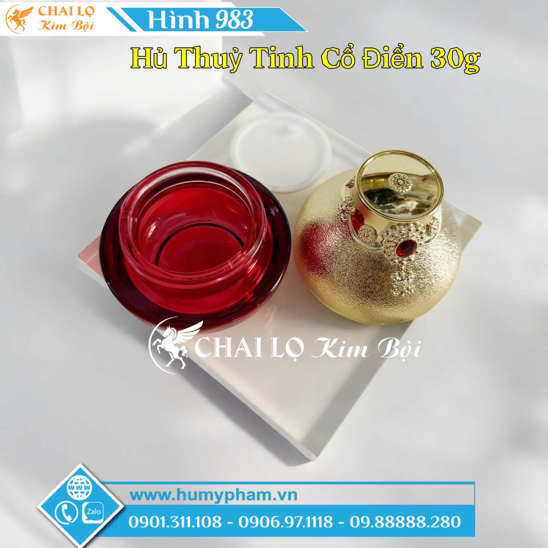 hủ thủy tinh cao cấp 30g