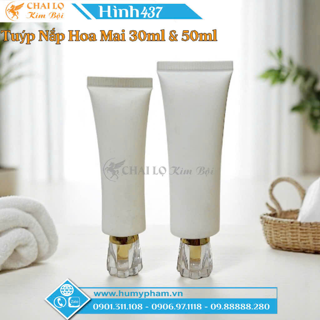tuýp nắp hoa mai