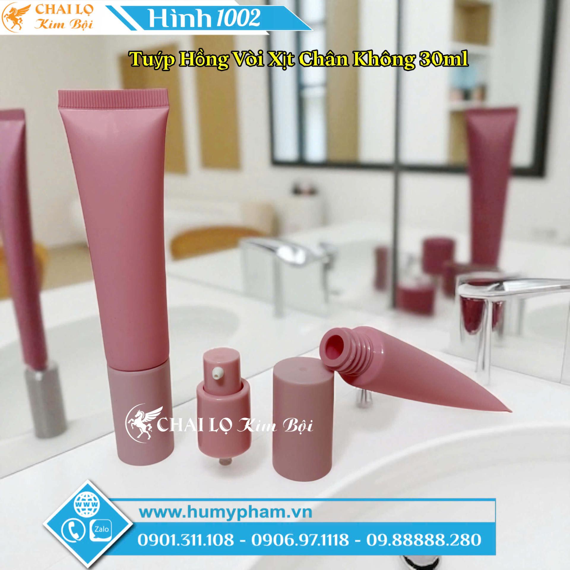 tuýp xịt chân không 30ml 