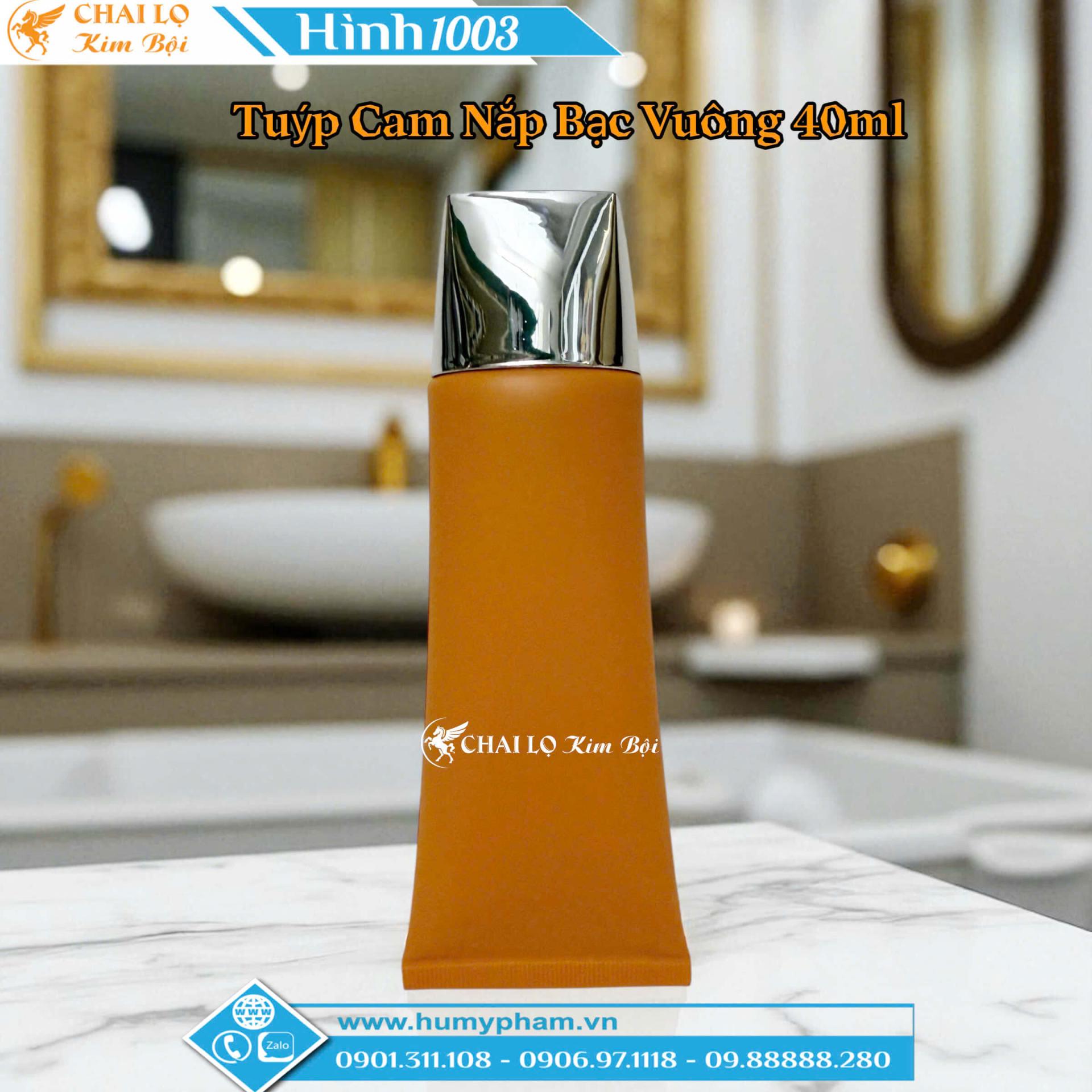 TUÝP CAM NẮP BẠC BẠC VUÔNG DẸP 100ML