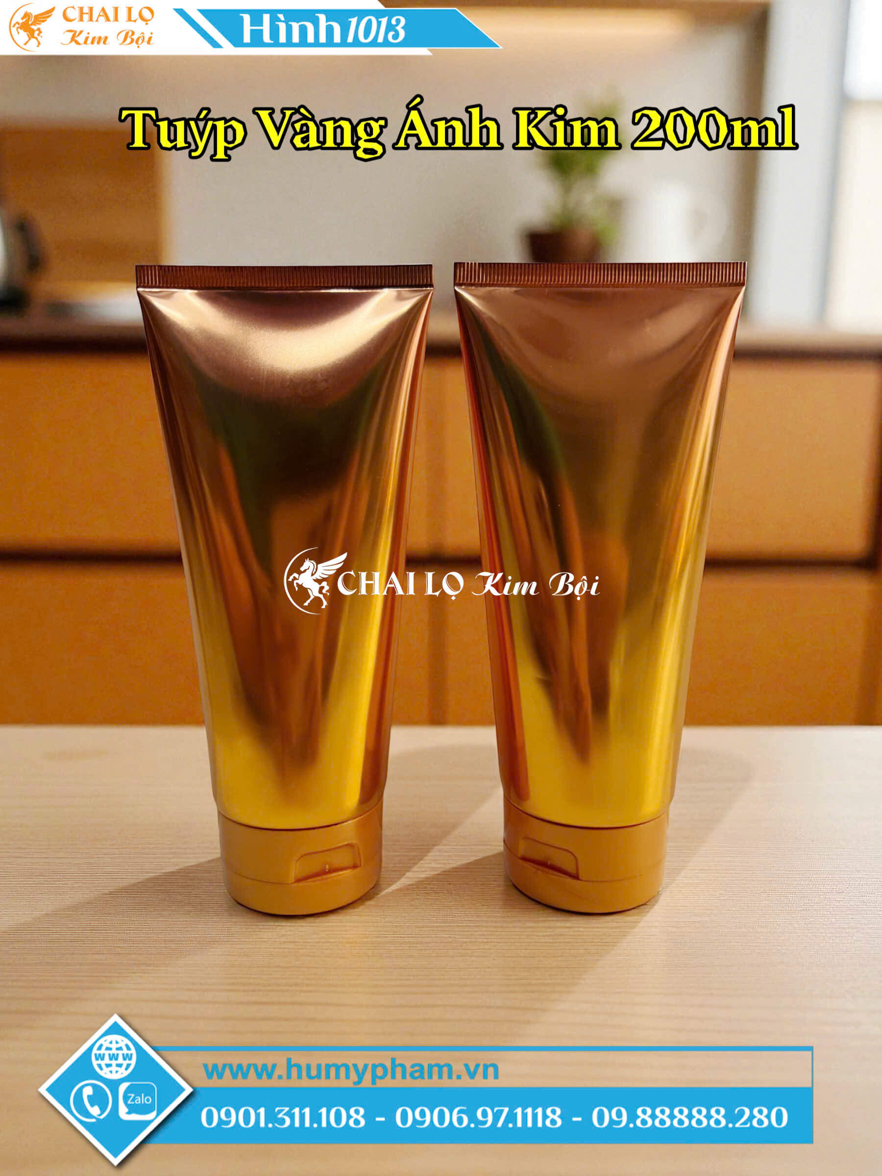 TUÝP VÀNG ÁNH KIM 200ML