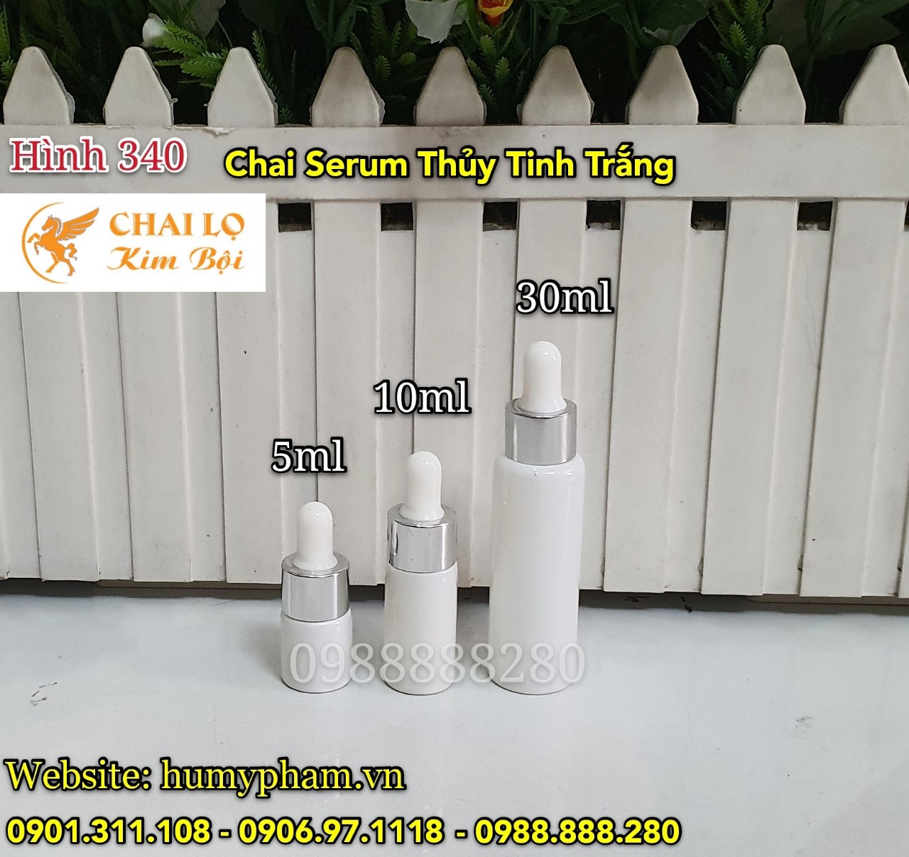 chai đựng serum