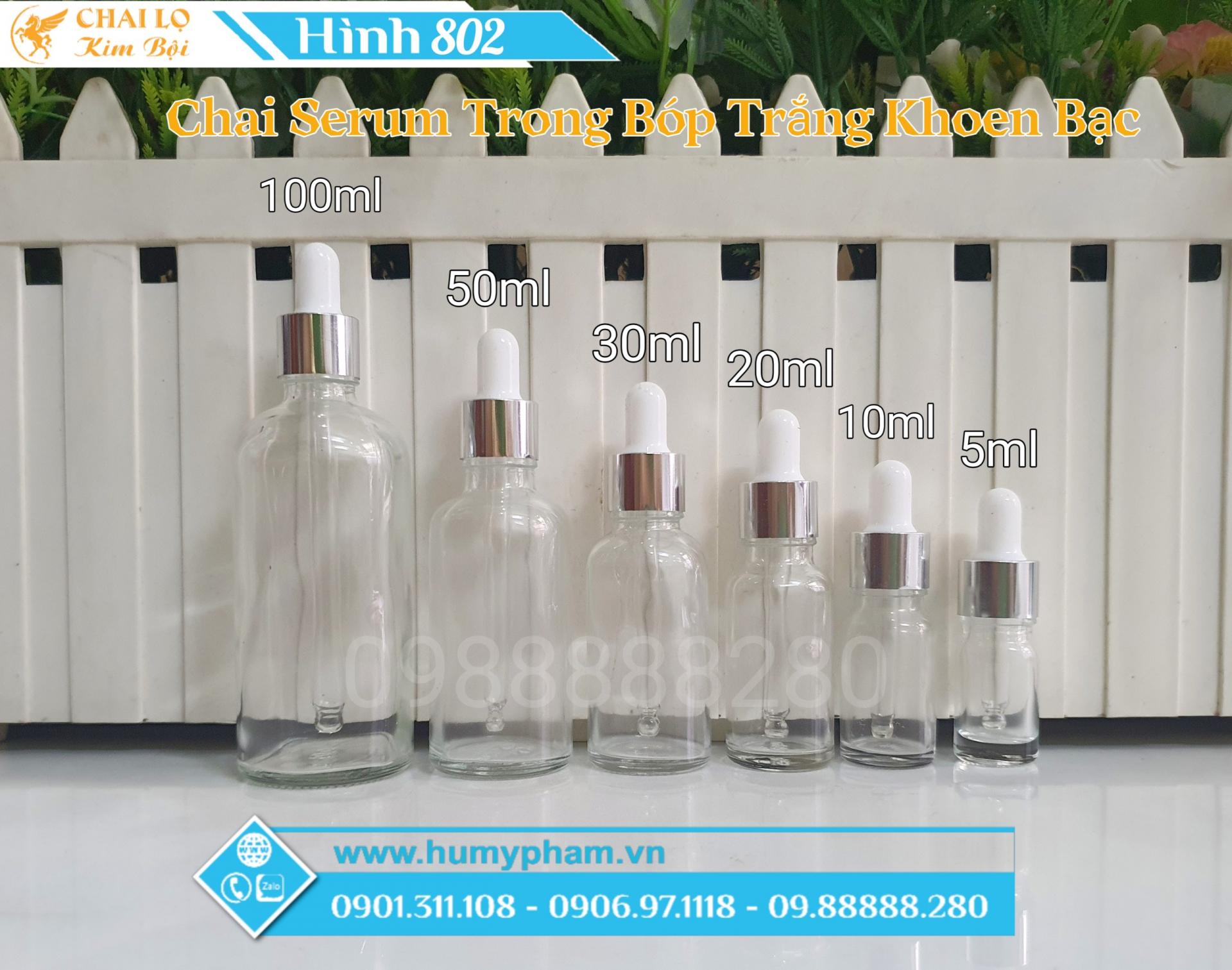 chai serum đựng tinh chất