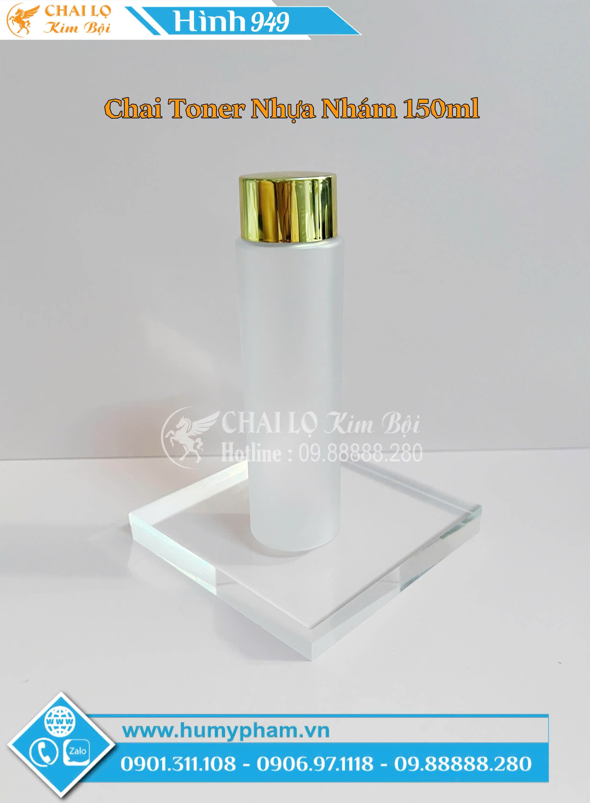 CHAI TONER NHỰA NHÁM 150ML 