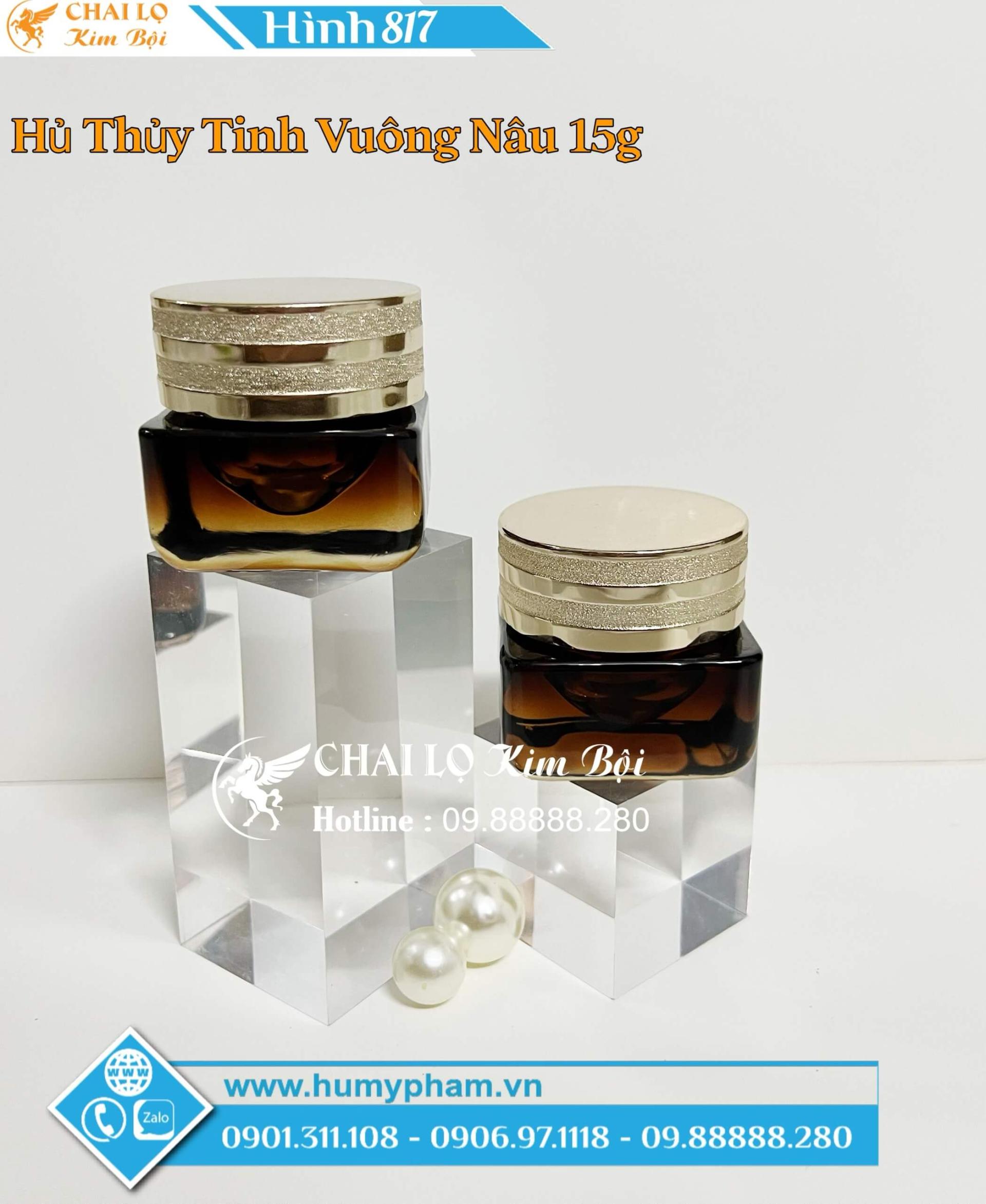 hủ thủy tinh nâu