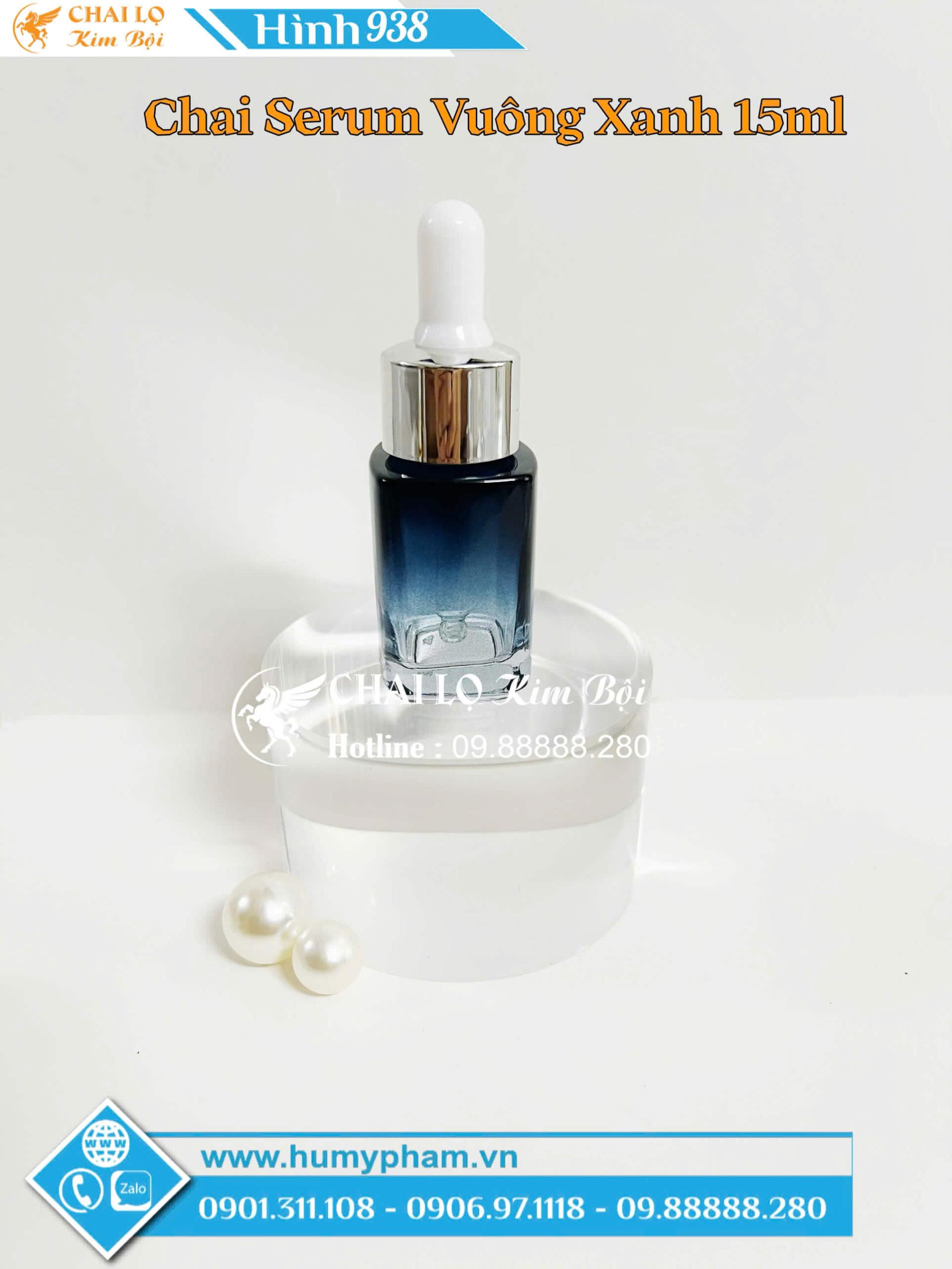 chai serum vuông 15ml cao cấp