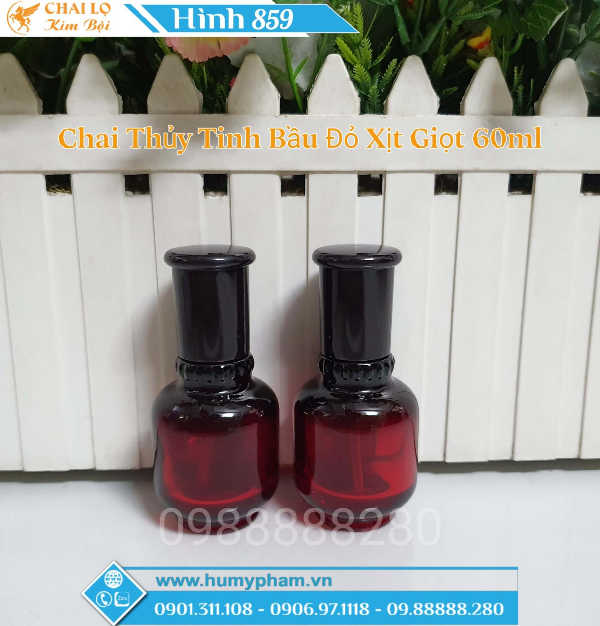 chai xịt thủy tinh 60ml 