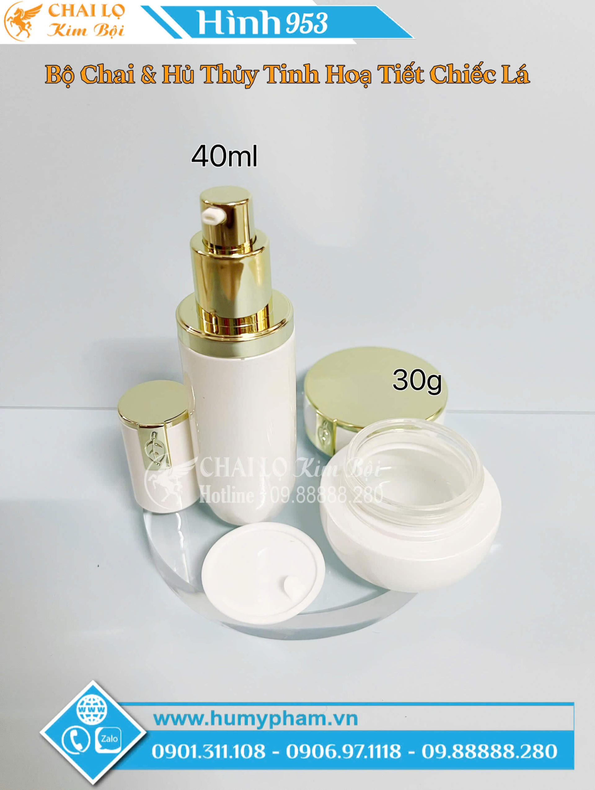 hủ kem và chai xịt cao cấp