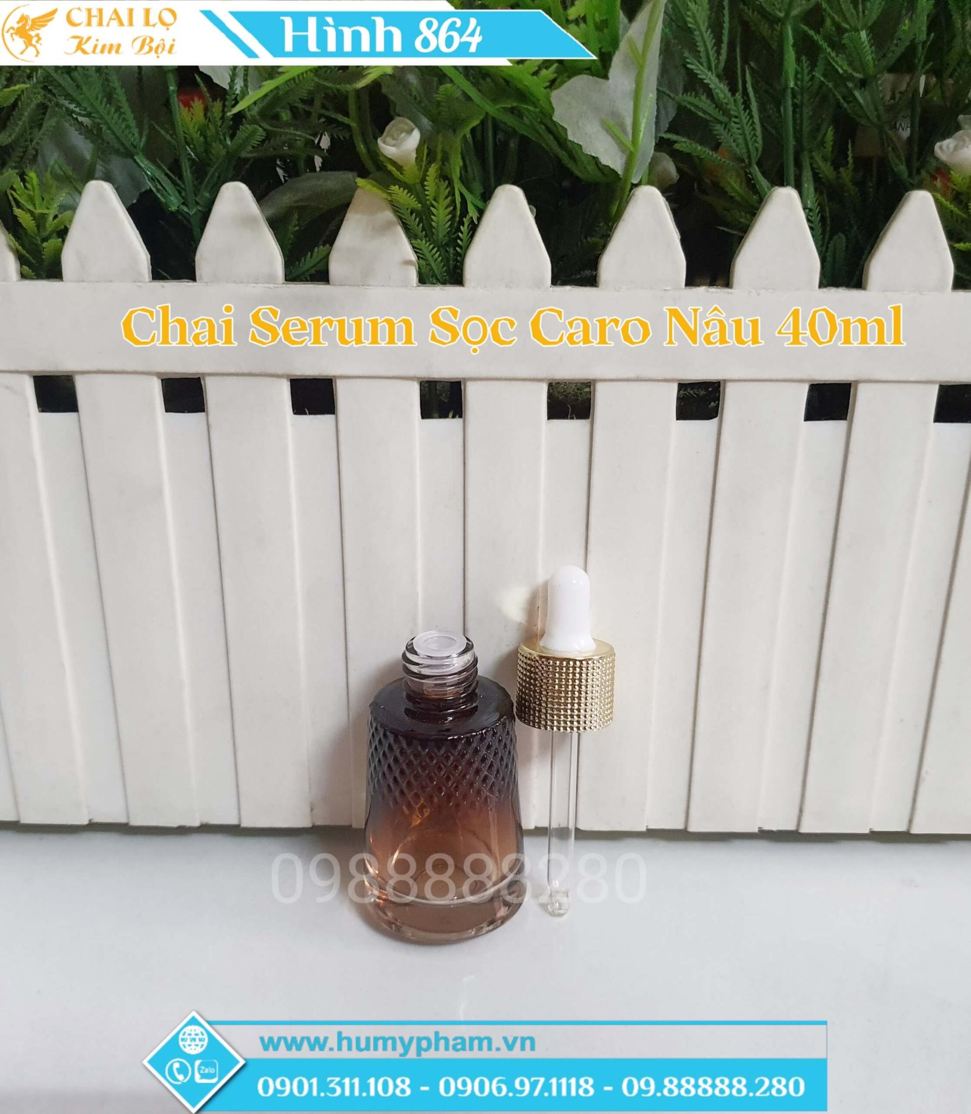 chai serum sọc caro40ml