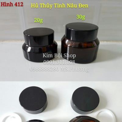Hủ Thủy Tinh Nâu Đen