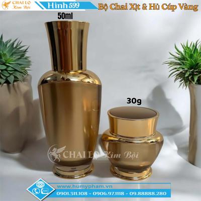 BỘ CHAI LỌ CÚP VÀNG