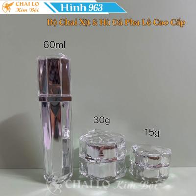 BỘ CHAI XỊT & HỦ ĐÁ PHA LÊ CAO CẤP