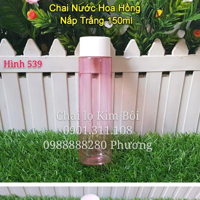 CHAI NƯỚC HOA HỒNG NẮP TRẮNG 150ML