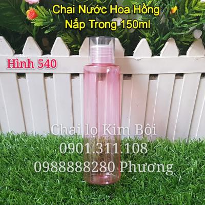CHAI NƯỚC HOA HỒNG NẮP TRONG 150ML
