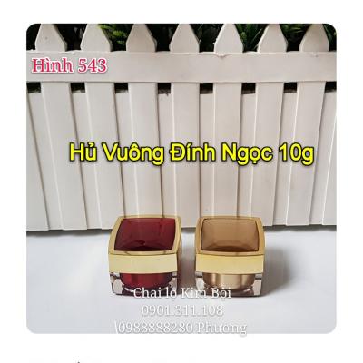 Hủ Face Vuông Đính Ngọc 10g