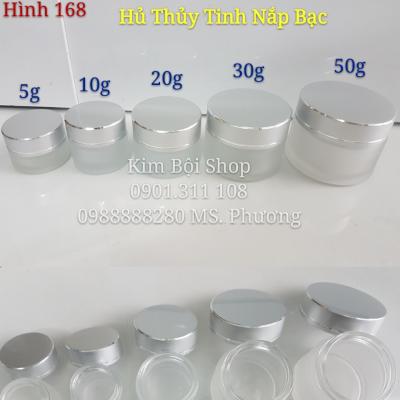 Hủ Thủy Tinh Nắp Bạc