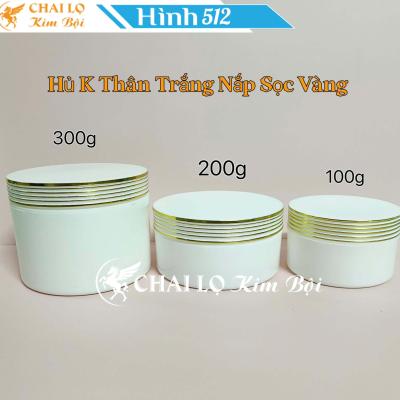 Hủ đựng kem body - Hủ K Nắp Sọc