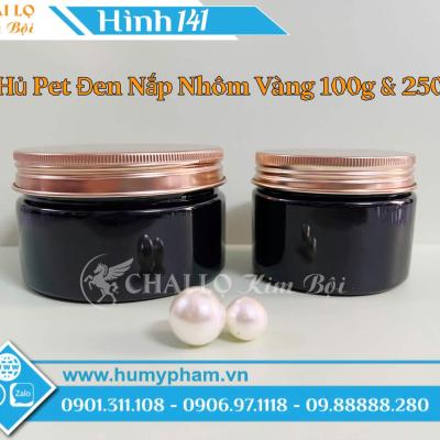 HỦ PET ĐEN 100g & 250g