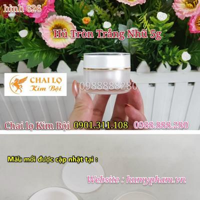 HỦ TRÒN TRẮNG NHŨ 5g