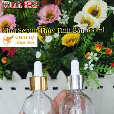 CHAI SERUM THỦY TINH BẦU 100ML