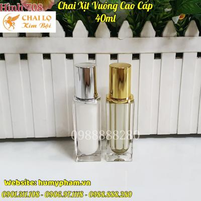 CHAI XỊT VUÔNG CAO CẤP 40ml