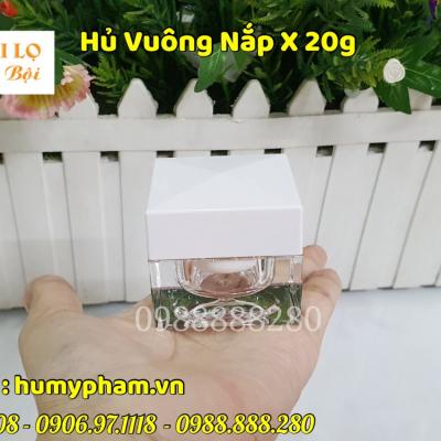 HỦ VUÔNG NẮP X 20g