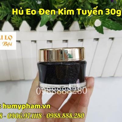 HỦ EO ĐEN KIM TUYẾN 30g