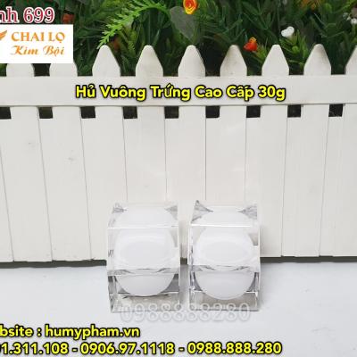 HỦ VUÔNG TRỨNG CAO CẤP 30g