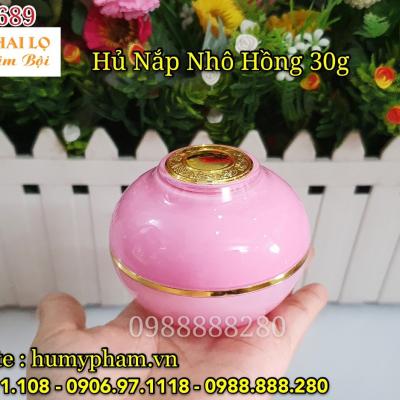 HỦ NẮP NHÔ HỒNG 30g