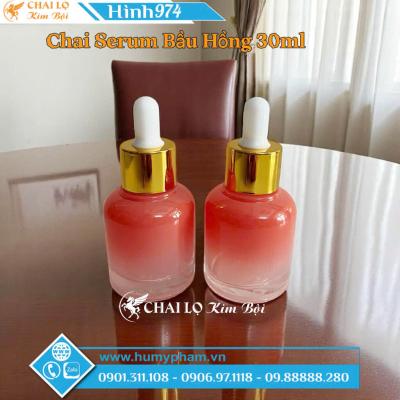 CHAI SERUM BẦU HỒNG 30ML