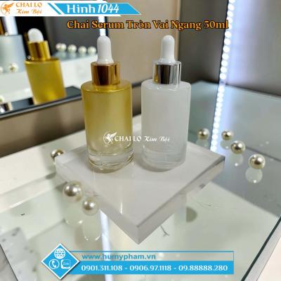 Chai Serum Tròn Vai Ngang 50ml