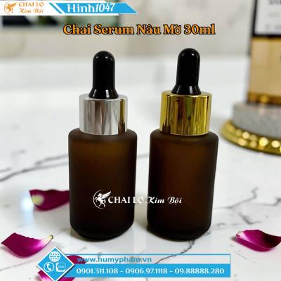 CHAI SERUM NÂU MỜ 30ML
