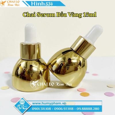 CHAI SERUM BẦU XI VÀNG 15ML