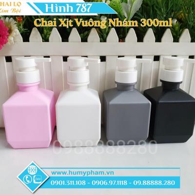 CHAI XỊT VUÔNG NHÁM 300ML